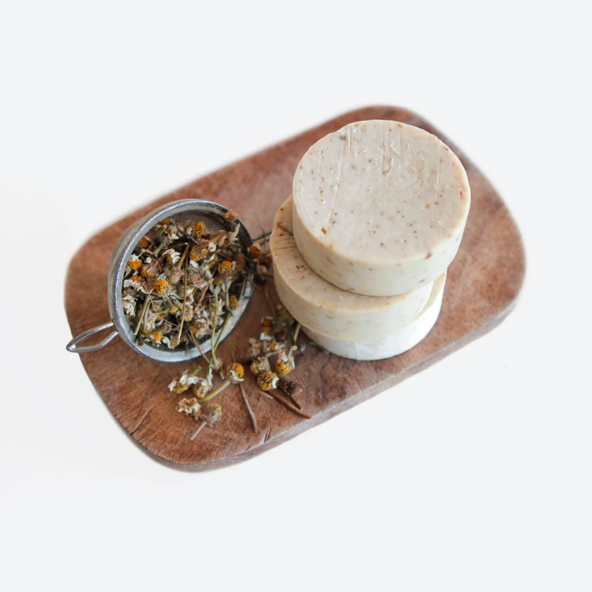 Red Poppy Ceramic Soap Dish and Floral Soap Bundle
