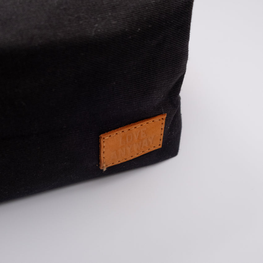"Love Anyway" Black Dopp Kit Wash Bag