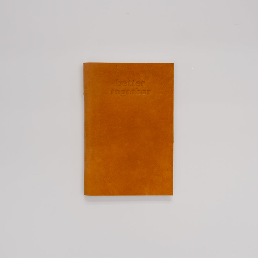 "Better Together" Leather Journal