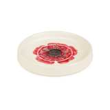 Red Poppy Ceramic Soap Dish