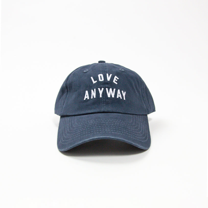 "Love Anyway" Grey Sweatshirt & Navy Hat Bundle