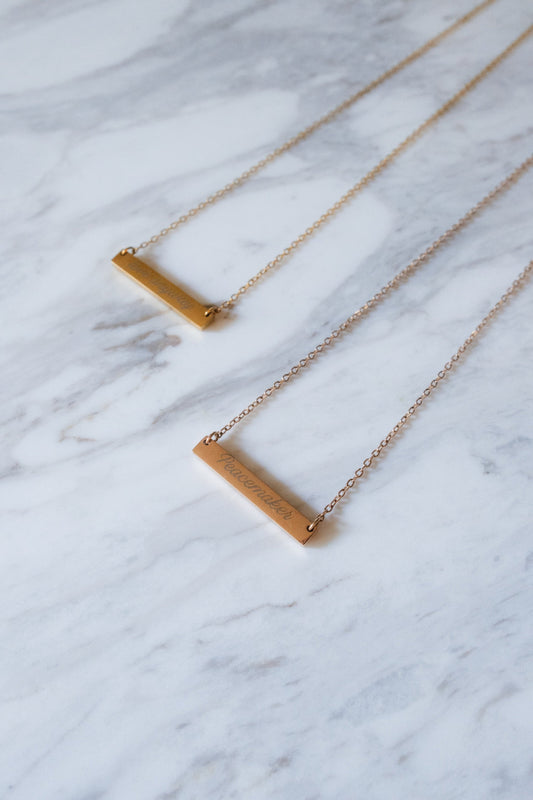 Engraved Jewelry