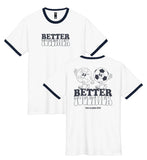 Better Together World and Soccer Staple Ringer Tee