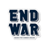 End War Die-Cut Magnet