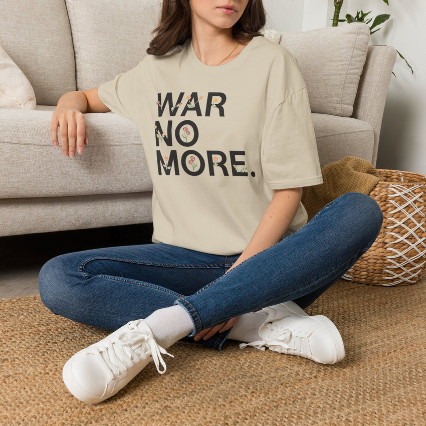 "War No More" Floral Unisex Softstyle T-Shirt