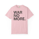 "War No More" Floral Unisex Garment-Dyed T-shirt