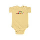 "Love Anyway" Brilliant Infant Fine Jersey Bodysuit