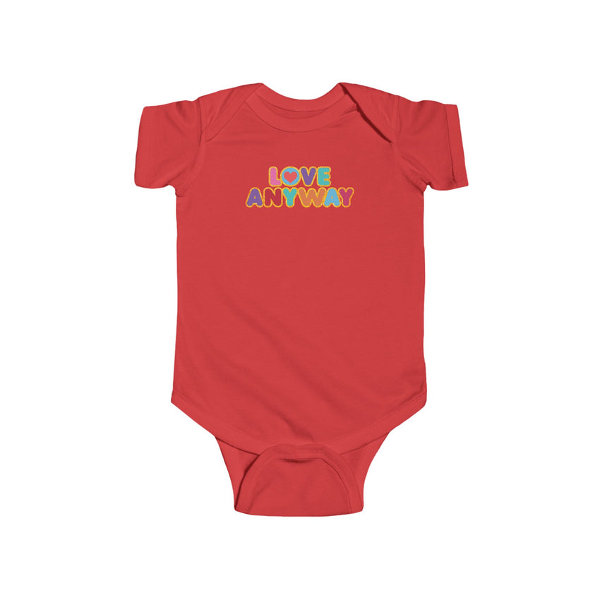 "Love Anyway" Brilliant Infant Fine Jersey Bodysuit