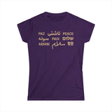 "Peace" Multi-Language Women's Softstyle Tee