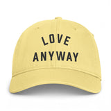 "Love Anyway" Embroidered Coastal Washed Cap