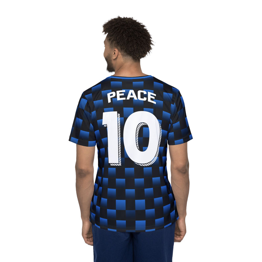 Common Ground Football Club Peace Classic Checkered Men's Sports Jersey