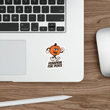Pumpkin for Peace Die-Cut Sticker