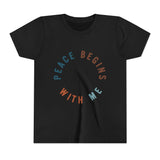 "Peace Begins With Me" Youth Short Sleeve Tee