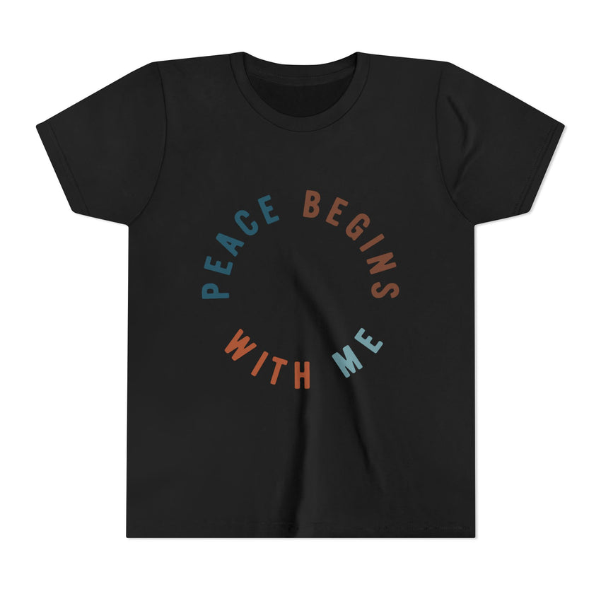 "Peace Begins With Me" Youth Short Sleeve Tee