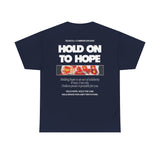 "Hold on to Hope" Double-Sided Unisex Heavy Cotton Tee