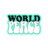 World Peace Kiss-Cut Stickers