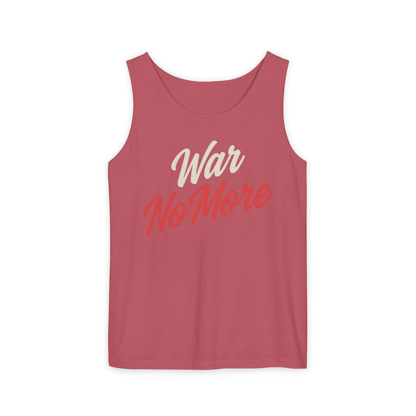 War No More Unisex Garment-Dyed Tank Top