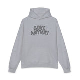 "Love Anyway" Collegiate Embroidered Relaxed Hoodie