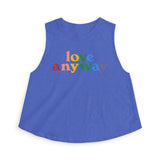 "Love Anyway" Pride Women's Crop Top