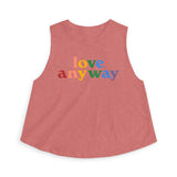 "Love Anyway" Pride Women's Crop Top