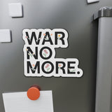 "War No More" Floral Die-Cut Magnet