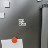 "War No More" Floral Die-Cut Magnet