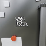 "War No More" Floral Die-Cut Magnet