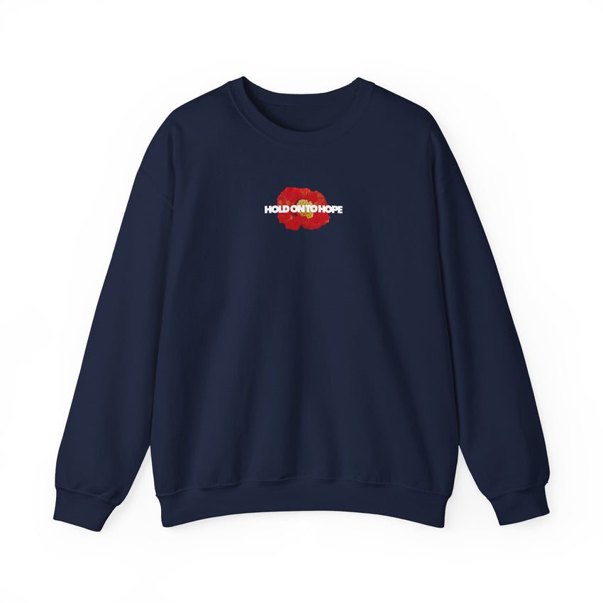 "Hold on to Hope" Double-Sided Unisex Heavy Blend™ Crewneck Sweatshirt
