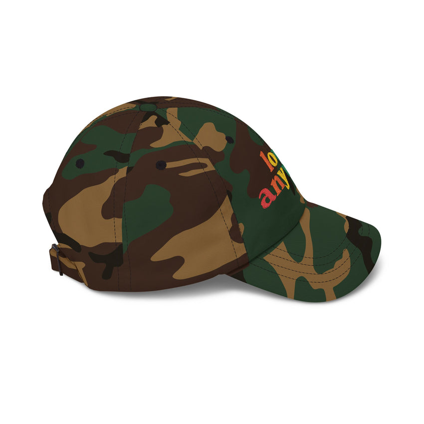 "Love Anyway" Pride Embroidered Classic Dad Cap
