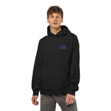 "Love Anyway" Royal Blue Embroidered Relaxed Hoodie