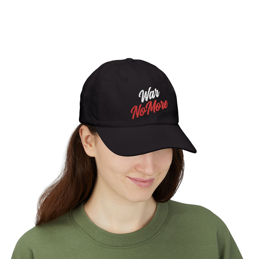 War No More Embroidered Classic Dad Cap