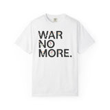 "War No More" Floral Unisex Garment-Dyed T-shirt