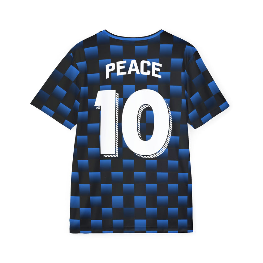 Common Ground Football Club Peace Classic Checkered Men's Sports Jersey