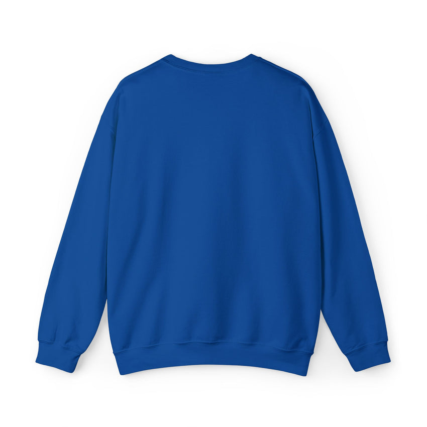 "Love Anyway"  White Embroidered Unisex Crewneck Sweatshirt