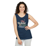 "We Belong To Each Other” Vintage Unisex Garment-Dyed Tank Top