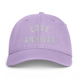 "Love Anyway" Embroidered Coastal Washed Cap