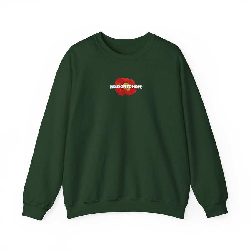 "Hold on to Hope" Double-Sided Unisex Heavy Blend™ Crewneck Sweatshirt