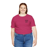 "Peace Can't Wait" Embroidered Unisex Jersey Short Sleeve Tee