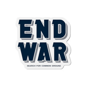 End War Die-Cut Magnet