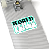 World Peace Kiss-Cut Stickers