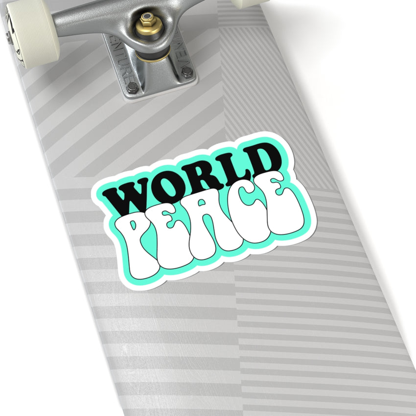 World Peace Kiss-Cut Stickers