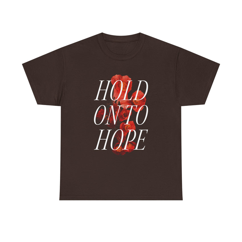 "Hold on to Hope" Unisex Heavy Cotton Tee