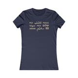 "Peace" Multi-Language Women's Favorite Tee