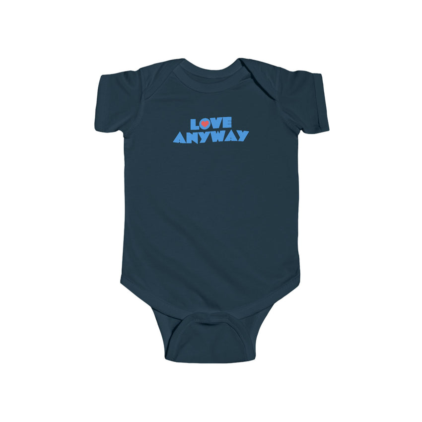 "Love Anyway" Heart Infant Fine Jersey Bodysuit