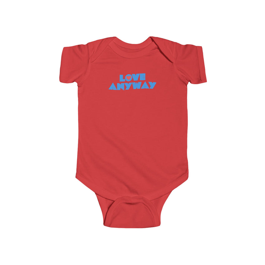"Love Anyway" Heart Infant Fine Jersey Bodysuit