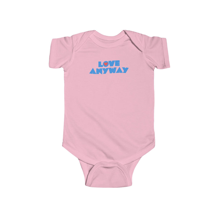 "Love Anyway" Heart Infant Fine Jersey Bodysuit
