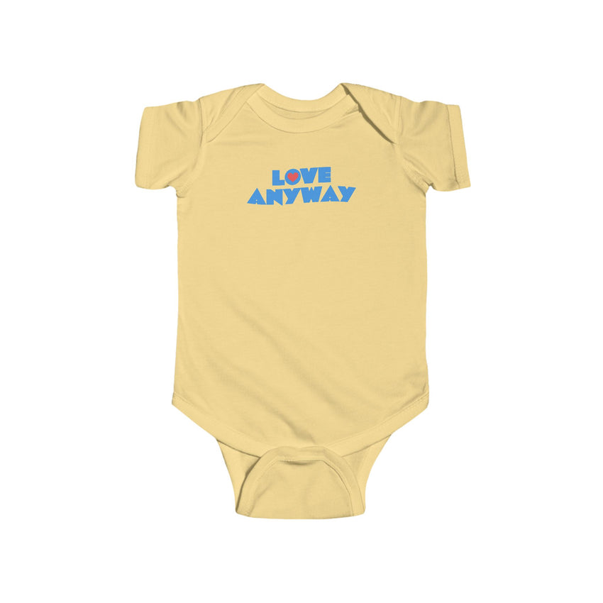 "Love Anyway" Heart Infant Fine Jersey Bodysuit