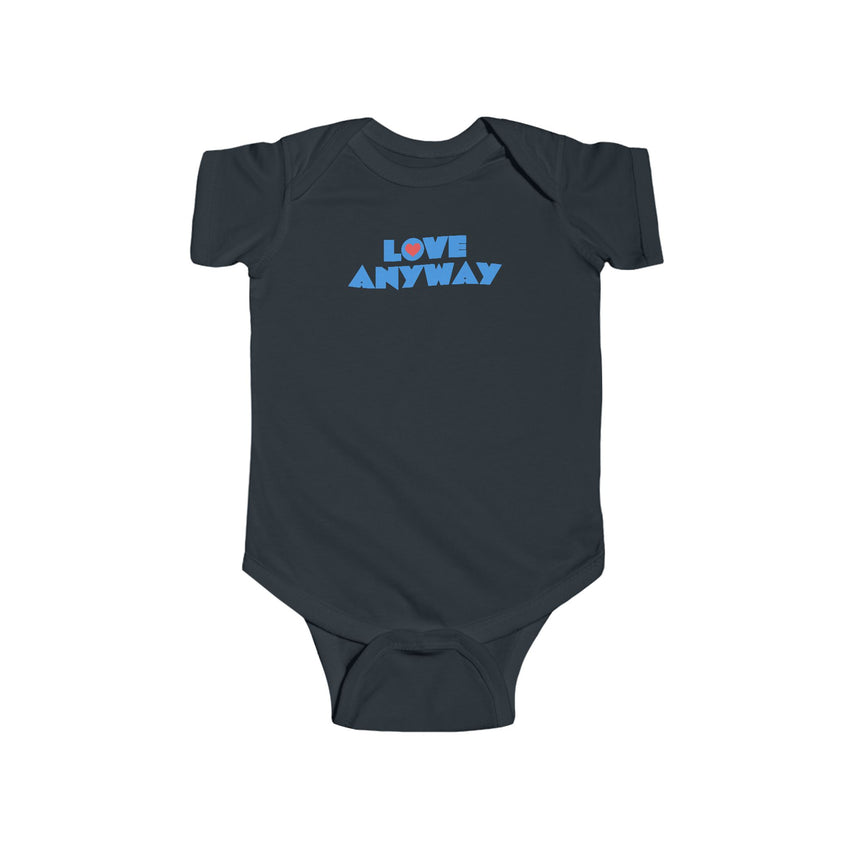 "Love Anyway" Heart Infant Fine Jersey Bodysuit