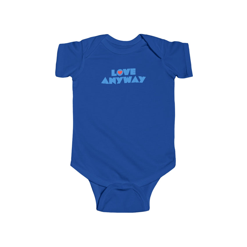 "Love Anyway" Heart Infant Fine Jersey Bodysuit