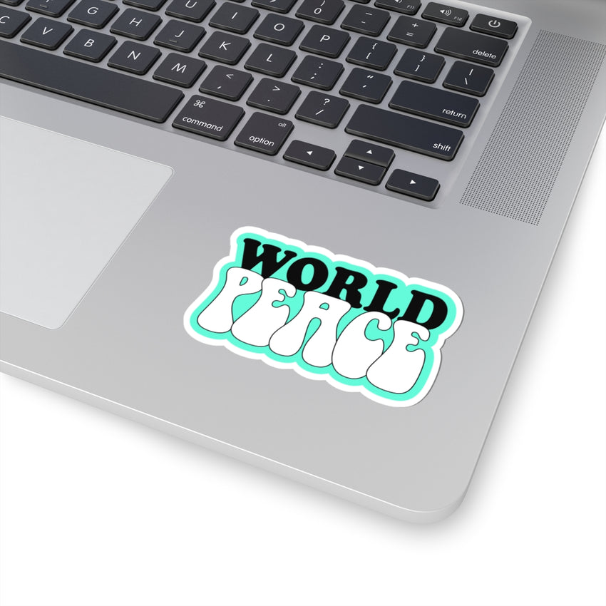 World Peace Kiss-Cut Stickers